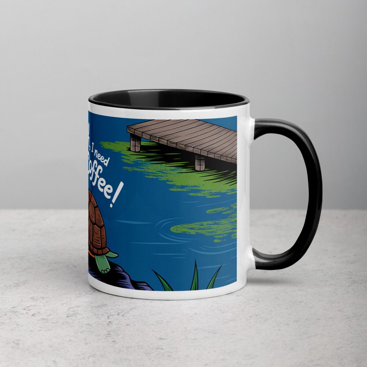 Shell Yeah, I Need Coffee! Turtle Mug - Image 3