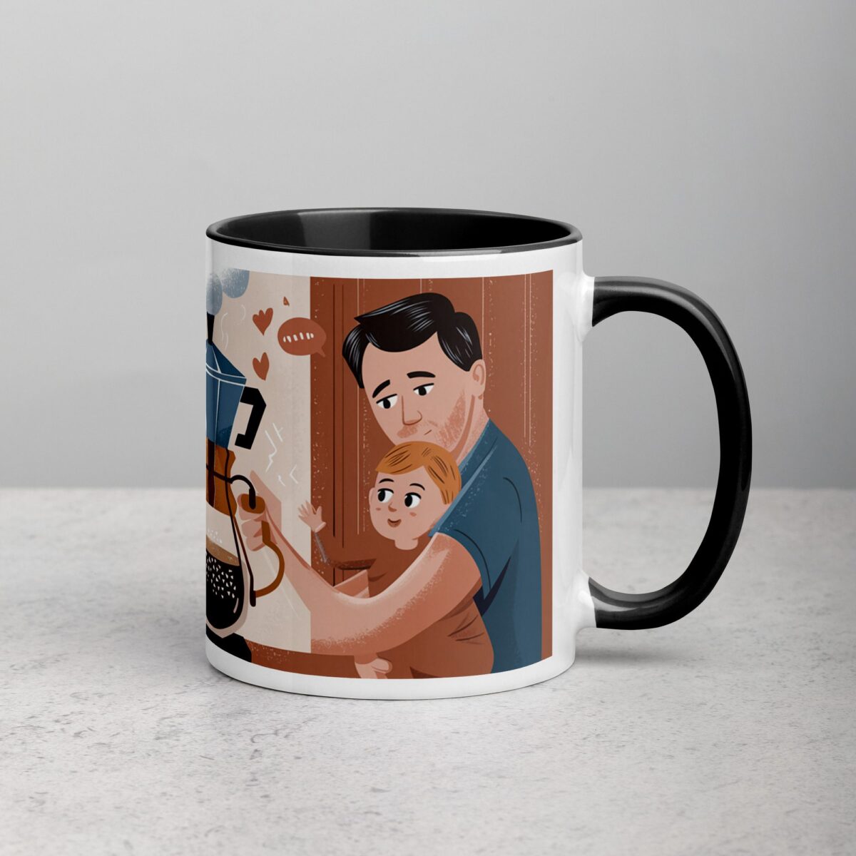 Dad, You’re Brew-tiful! Coffee Mug - Image 3