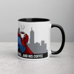 The Man, The Myth, The Legend... and His Coffee Dad Superhero Mug - Image 3