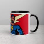 Happy Fathers Day Superhero Coffee Mug - Image 3