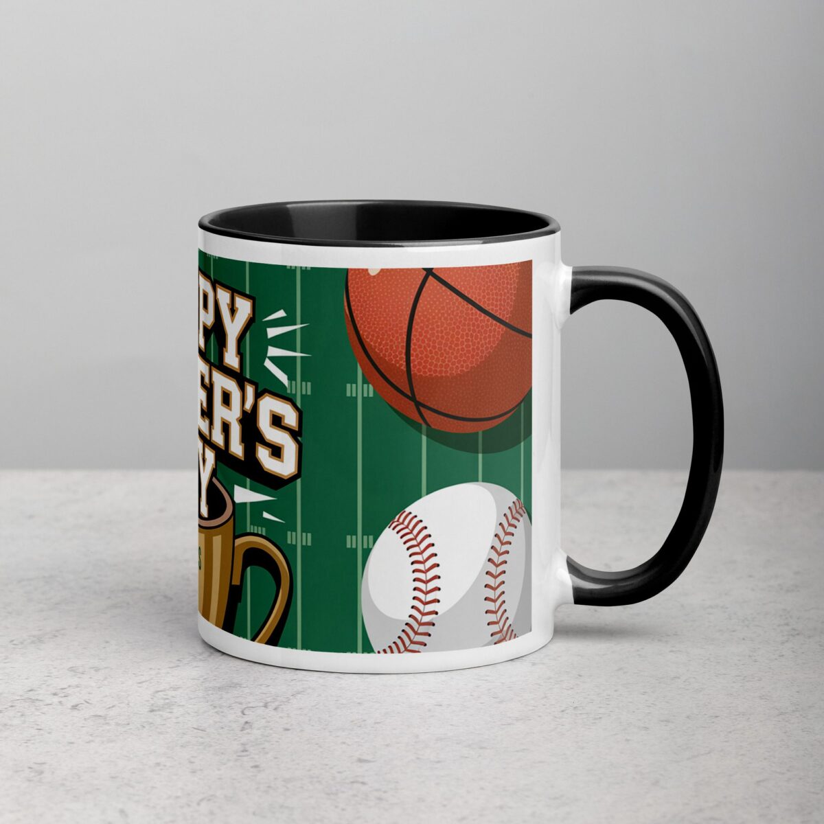 Happy Fathers Day Sports Theme Coffee Mug - Image 3