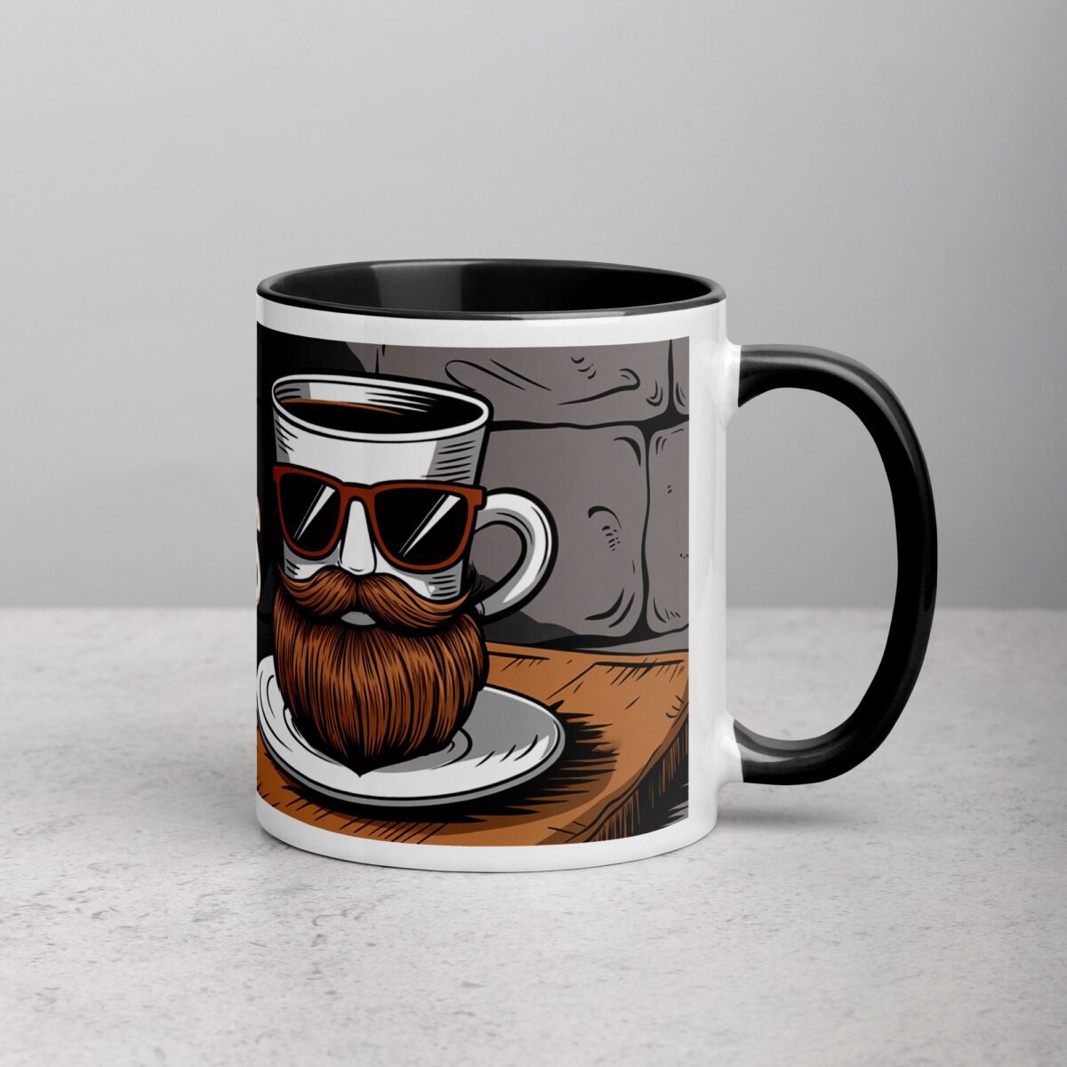 Happy Fathers Day Beard & Brew Coffee Mug - Image 3