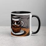 Happy Fathers Day Beard & Brew Coffee Mug - Image 3