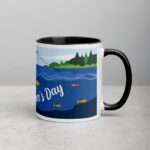 Happy Fathers Day Fishing Coffee Mug - Image 3
