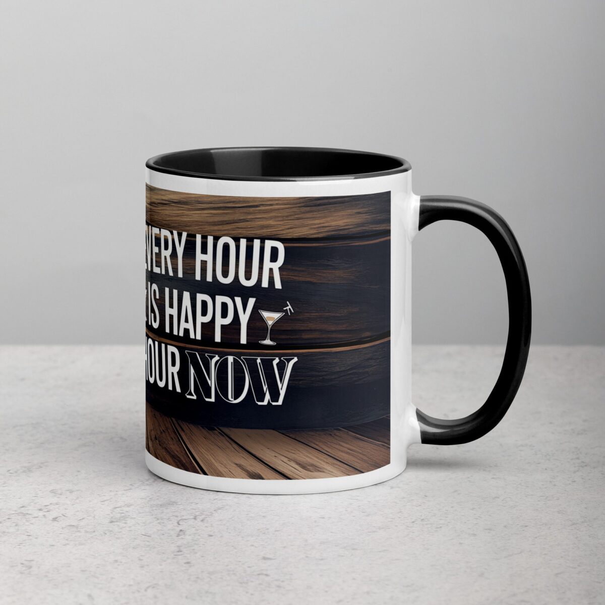 Every Hour is Happy Hour Now Retirement Coffee Mug - Image 3