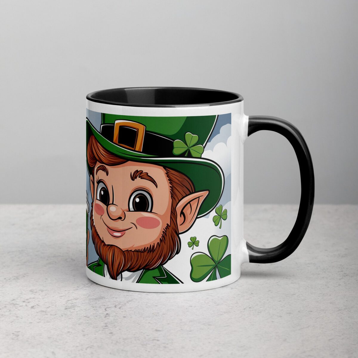 Too Cute to Pinch Leprechaun (But I’ll Take a Sip) Coffee Mug - Image 3