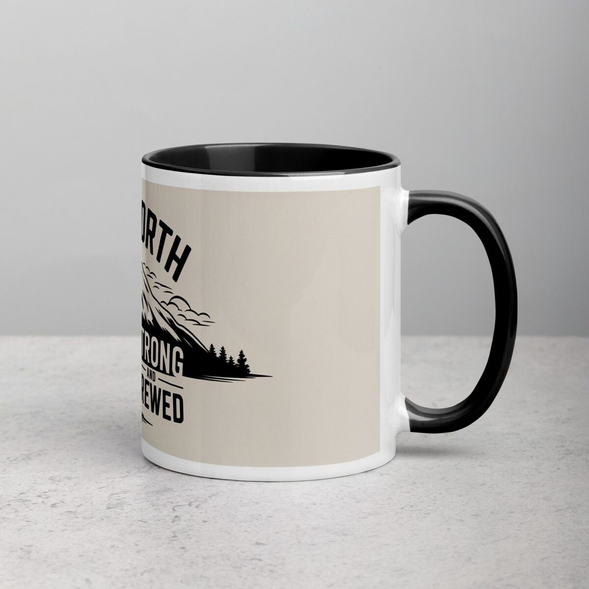 True North Strong and Brewed Coffee Mug - Image 3