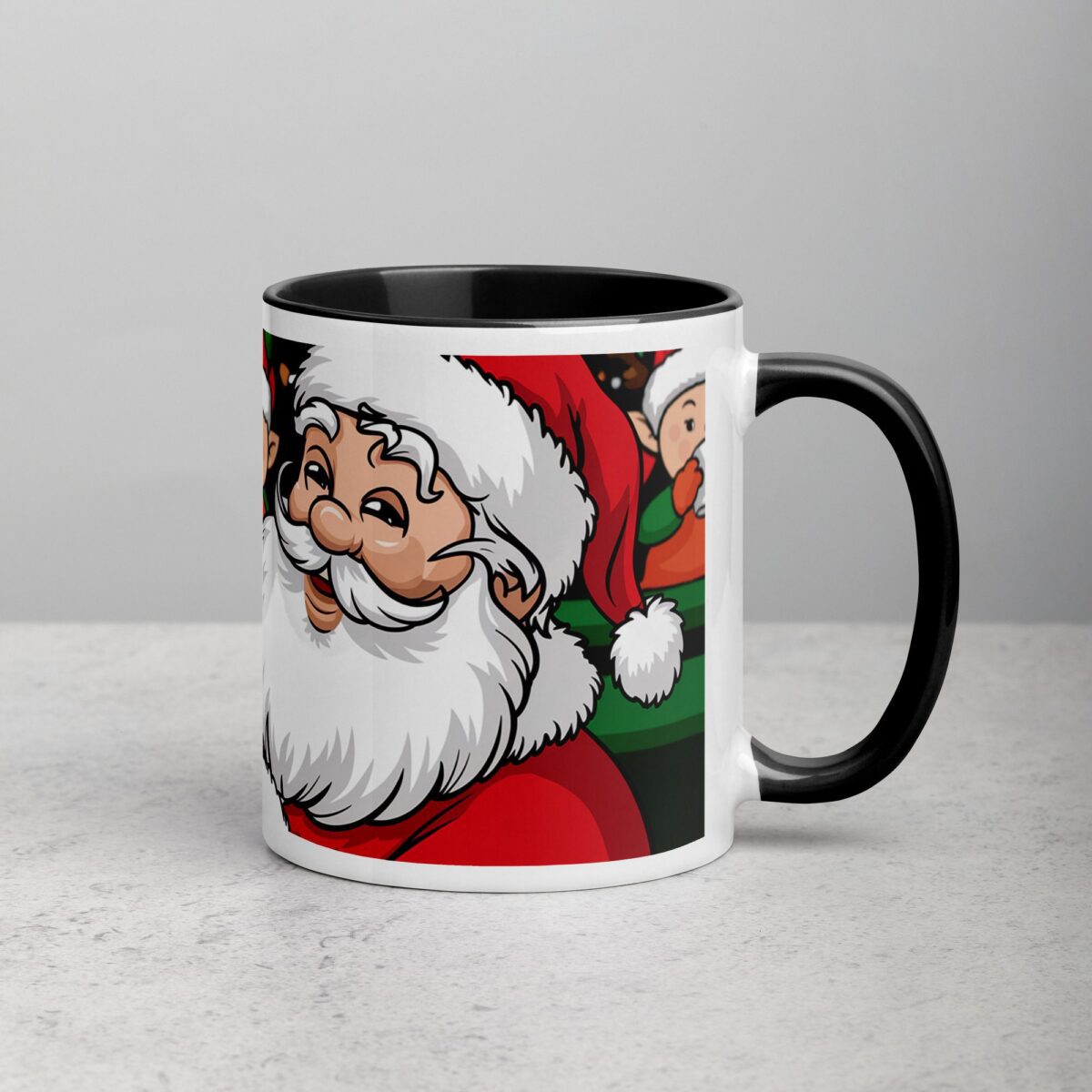 Naughty, Nice, and In Need of Coffee Christmas Mug - Image 3