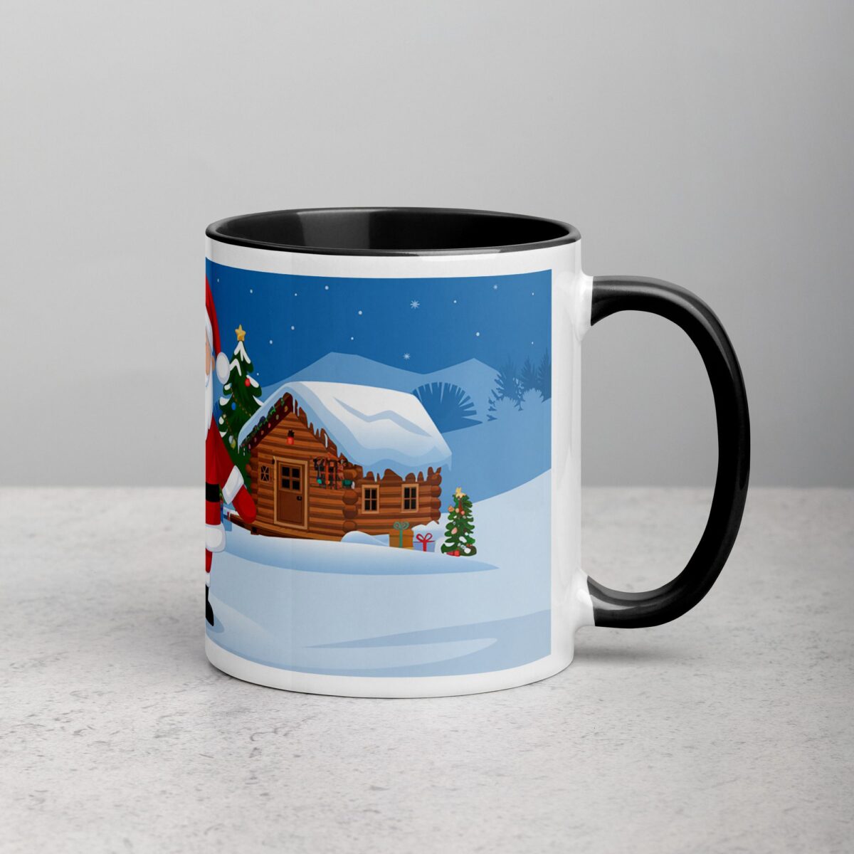 Santa Claus Winter Christmas Coffee Mug - Image 3
