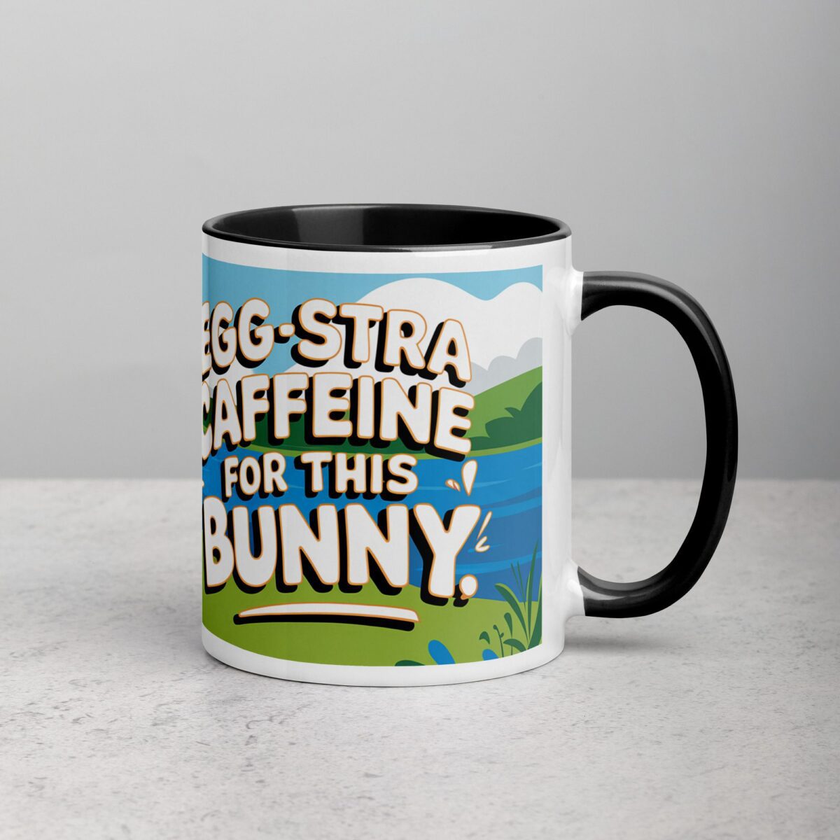 Egg-stra Caffeine for This Bunny Easter Coffee Mug - Image 3