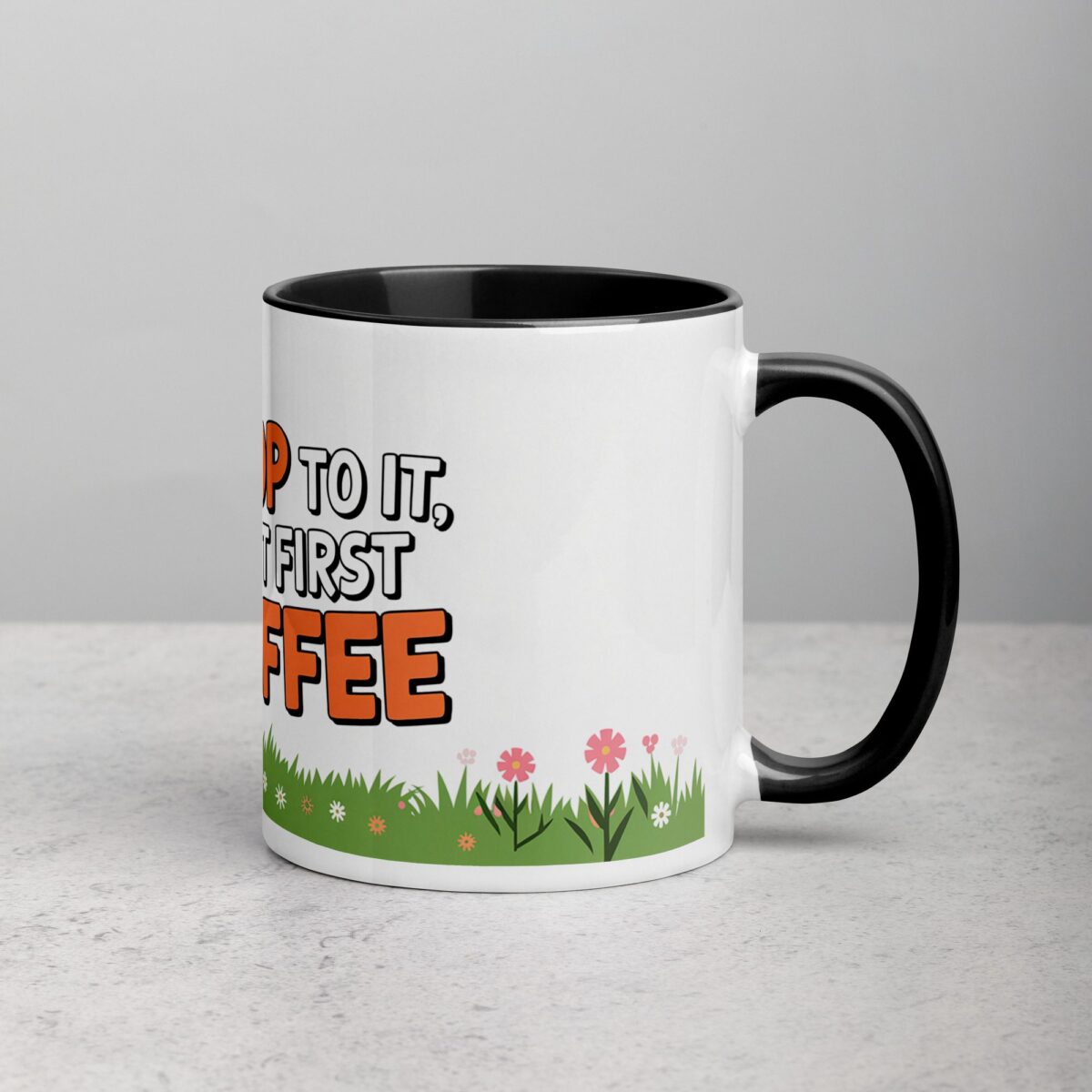 Hop To It, But First Coffee Easter Mug - Image 3
