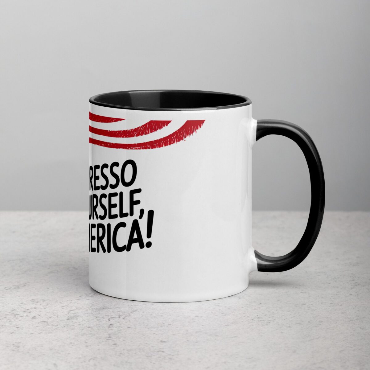 Espresso Yourself, America! Coffee Mug - Image 3