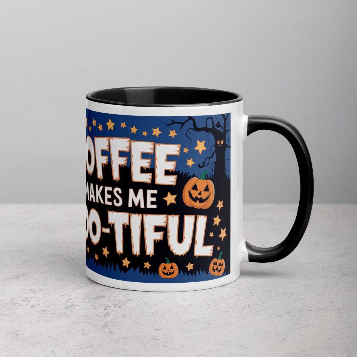 Coffee Makes Me Boo-tiful Ghost Mug - Image 3