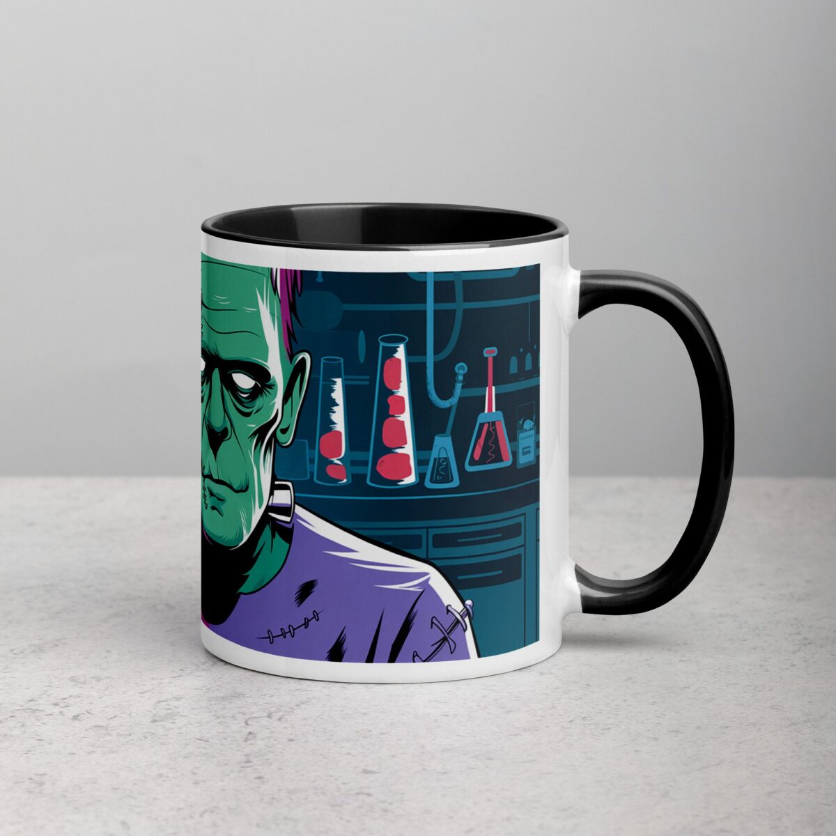 Monster Fuel Frankenstein Halloween Coffee Mug - Image 3