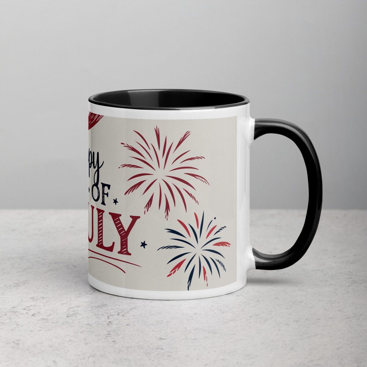 Happy 4th of July Elegant Coffee Mug - Image 3