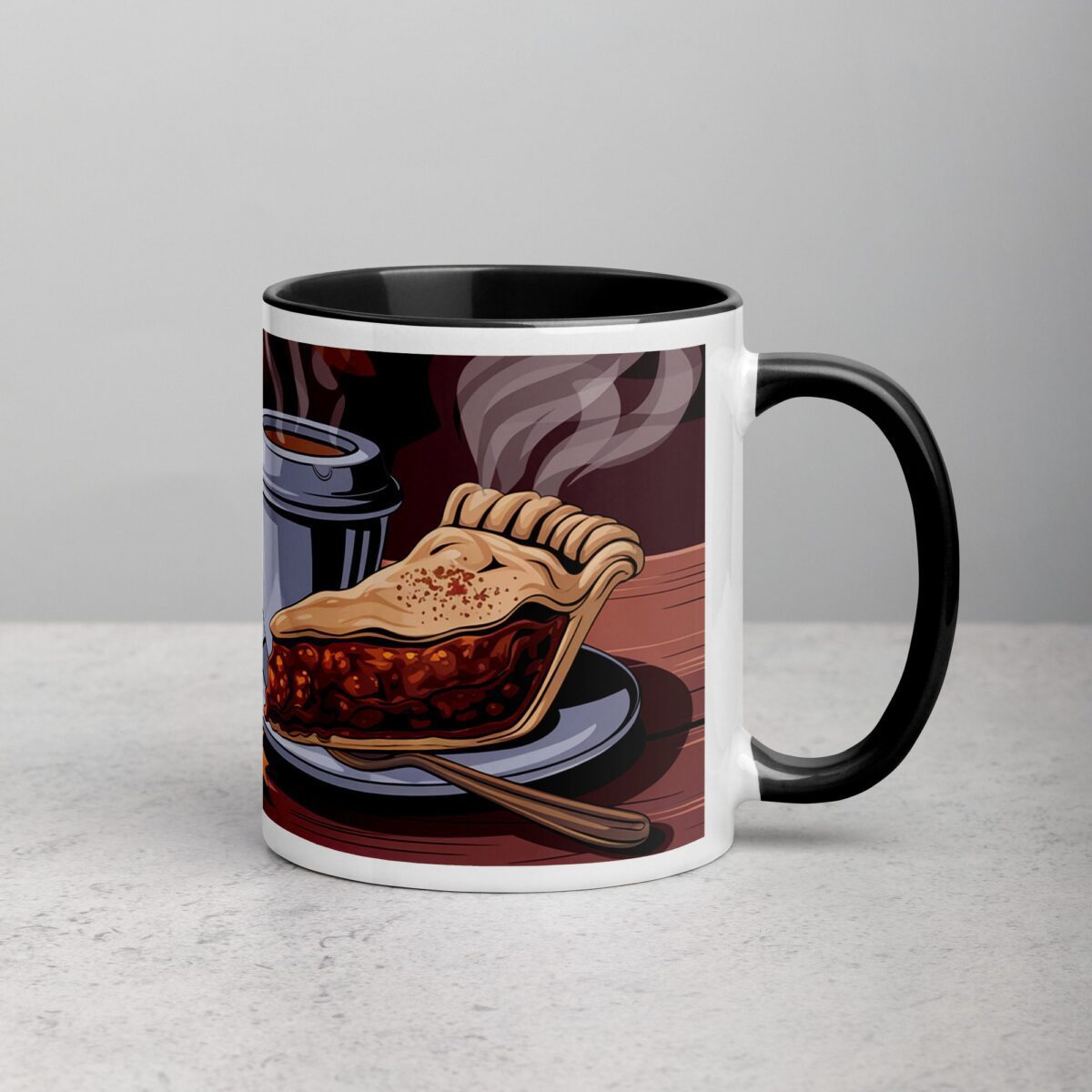 Coffee, Pie, & Thankful Vibes Mug - Image 3