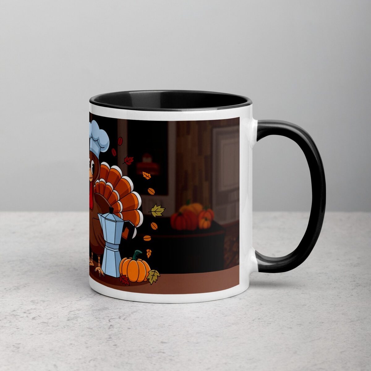 Turkey and Coffee, the Perfect Pairing Thanksgiving Mug - Image 3
