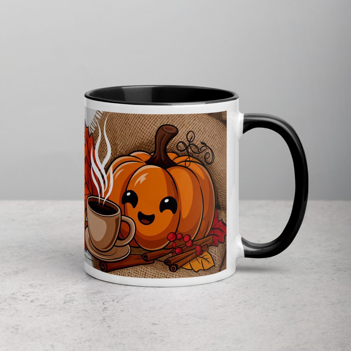 Pumpkin Spice & Everything Nice Thanksgiving Mug - Image 3