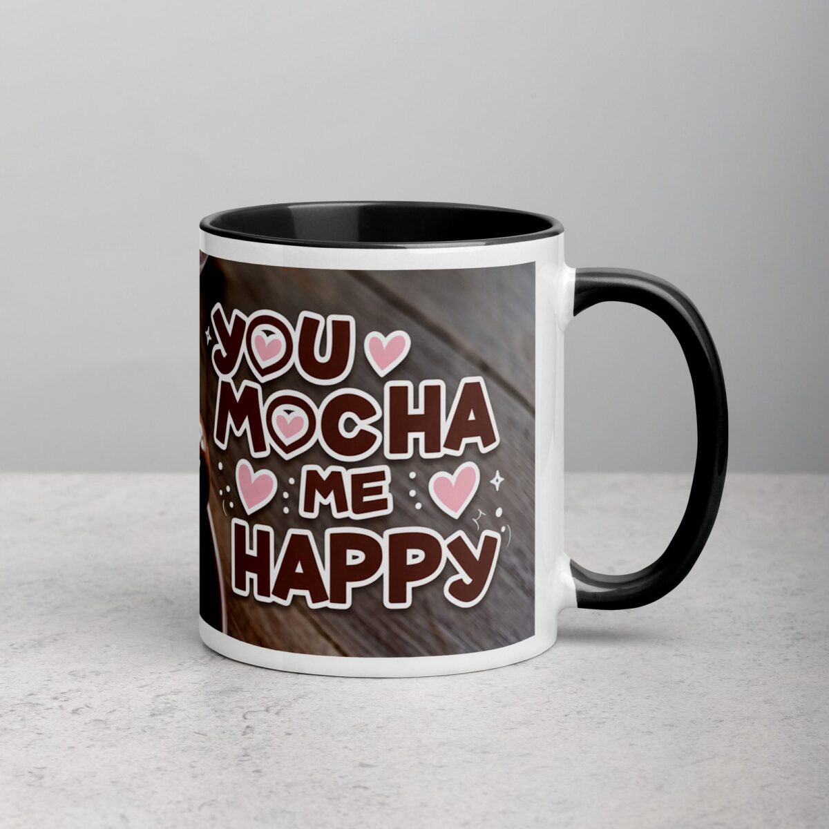 You Mocha Me Happy Valentines Day Coffee Mug - Image 3