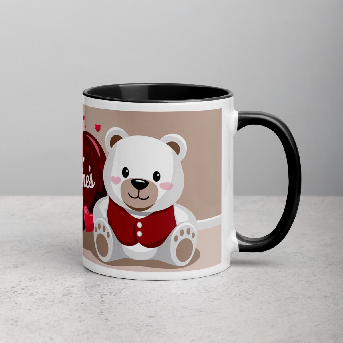 Happy Valentine's Day Sophisticated Coffee Mug - Image 3