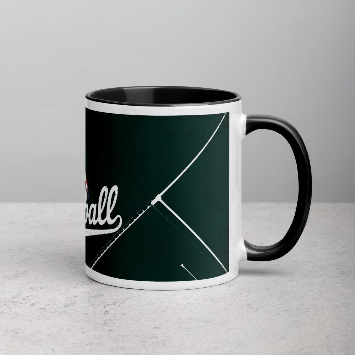 I Love Baseball Elegant Coffee Mug & Tea Cup - Image 3