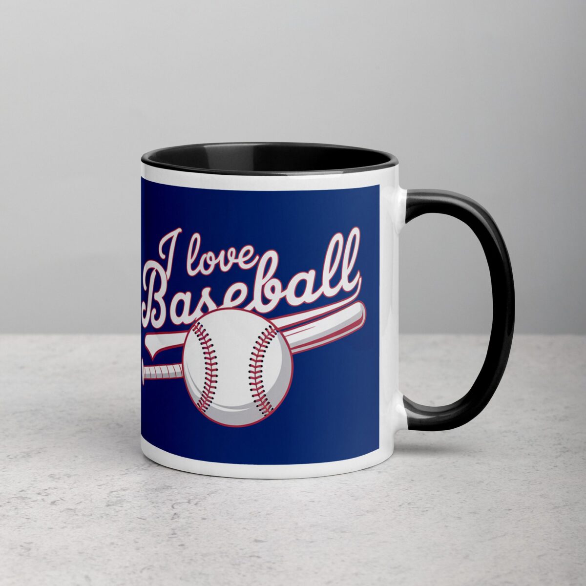 I Love Baseball Retro Coffee Mug & Tea Cup - Image 3