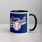 I Love Baseball Retro Coffee Mug & Tea Cup - Image 3
