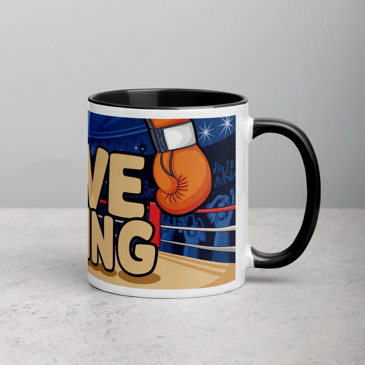 I Love Boxing Fun Coffee Mug & Tea Cup - Image 3
