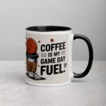 Coffee is My Game Day Fuel Basketball Mug - Image 3