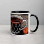 I Dunk, Therefore I Drink Basketball Coffee Mug - Image 3