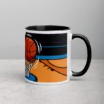Caffeinated and Ready to Dunk Basketball Mug - Image 3