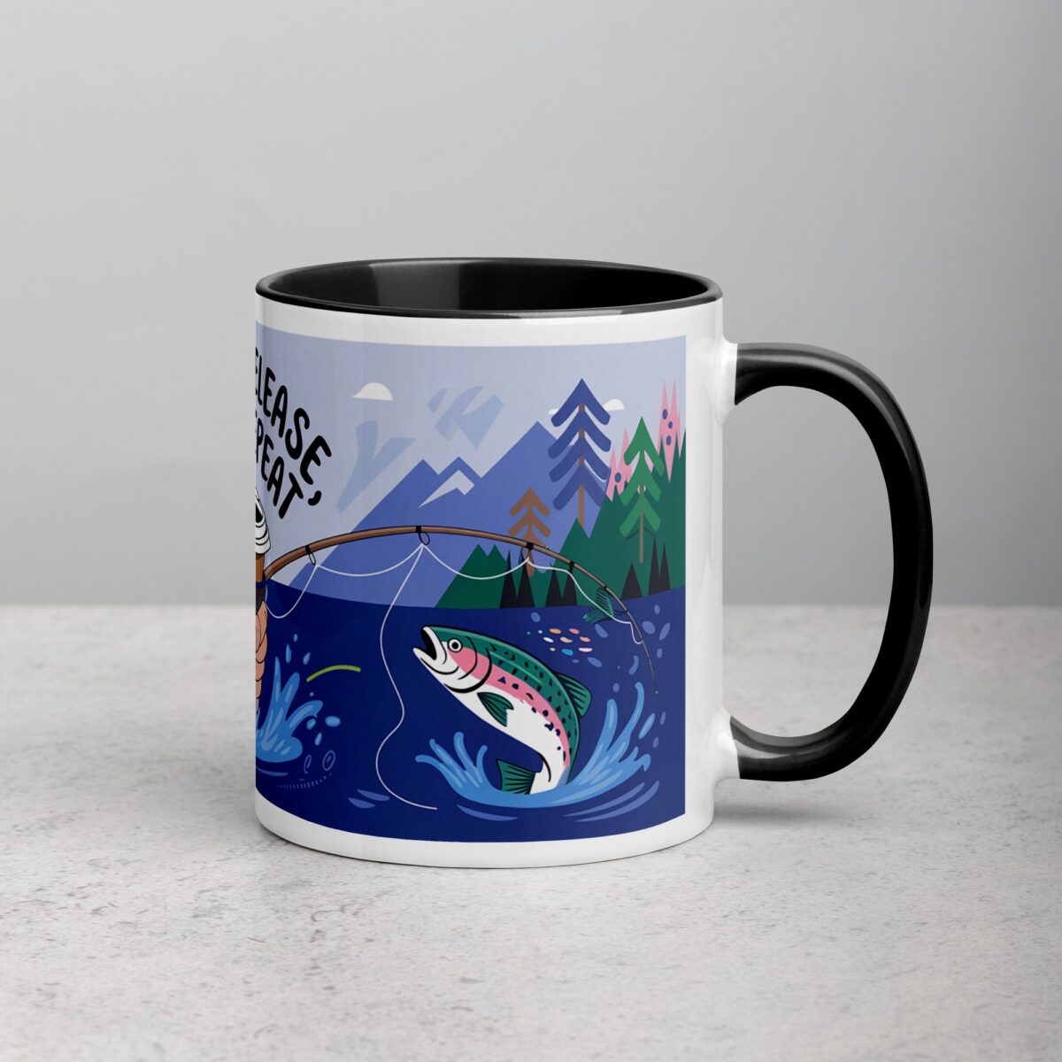 Catch & Release, Sip & Repeat Fishing Mug - Image 3