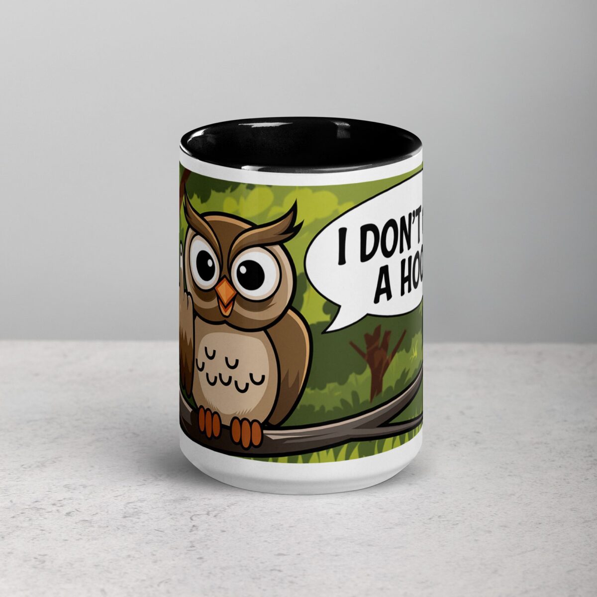 Owl Don't Give a Hoot Coffee Mug & Tea Cup - Image 4