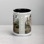 Middle Finger Dinosaur Coffee Mug & Tea Cup - Image 4