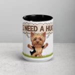I Need a Hug Yorkie Coffee Mug & Tea Cup - Image 4