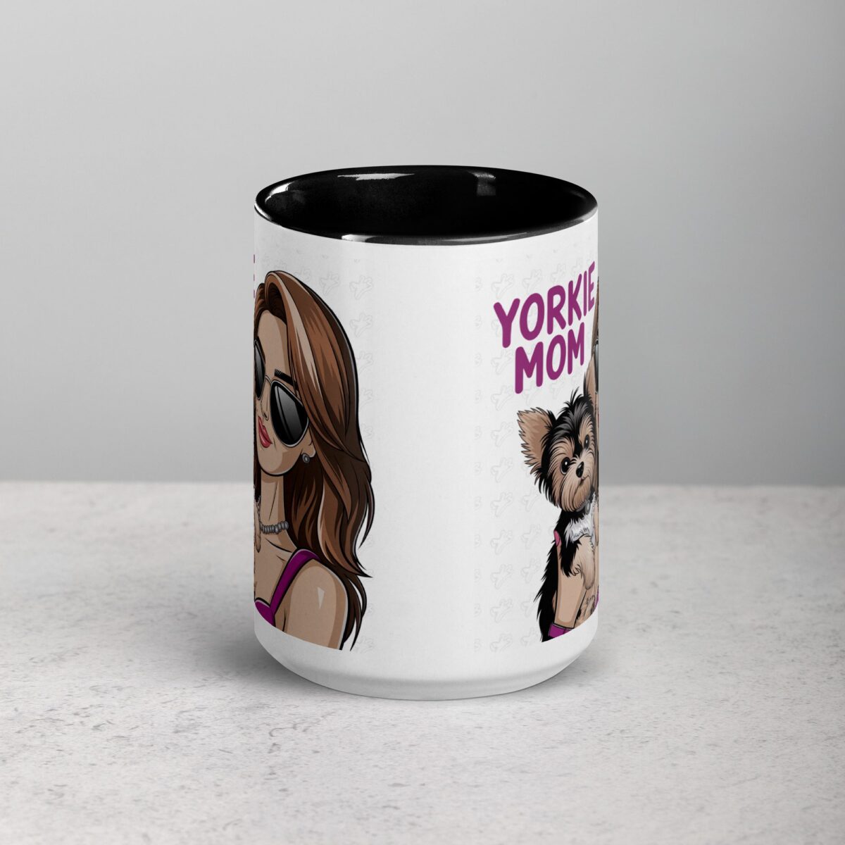 Yorkie Mom Coffee Mug & Tea Cup - Image 4