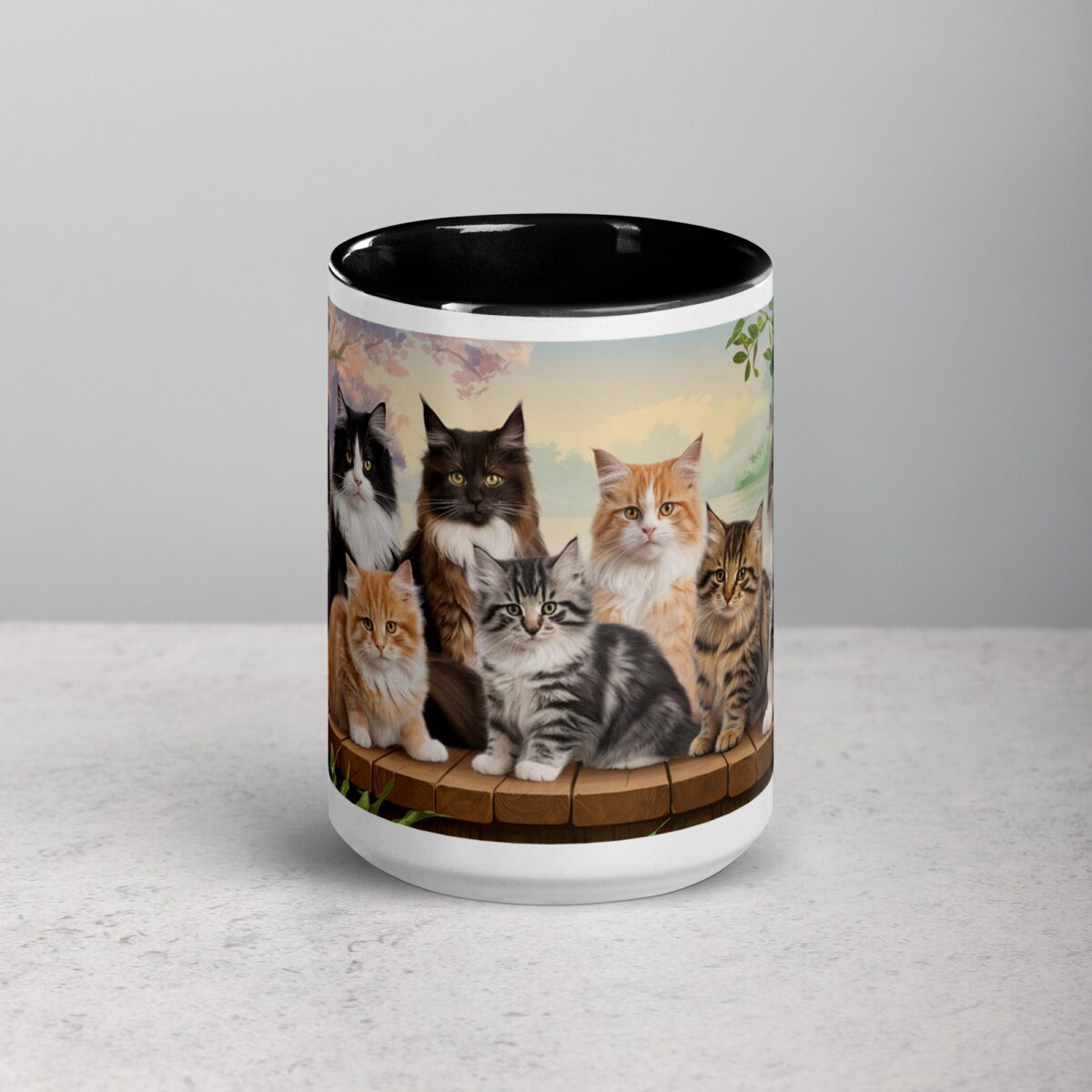 Pretty Cats Coffee Mug & Tea Cup - Image 4