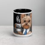 Yorkie I am a Boss Coffee Mug & Tea Cup - Image 4
