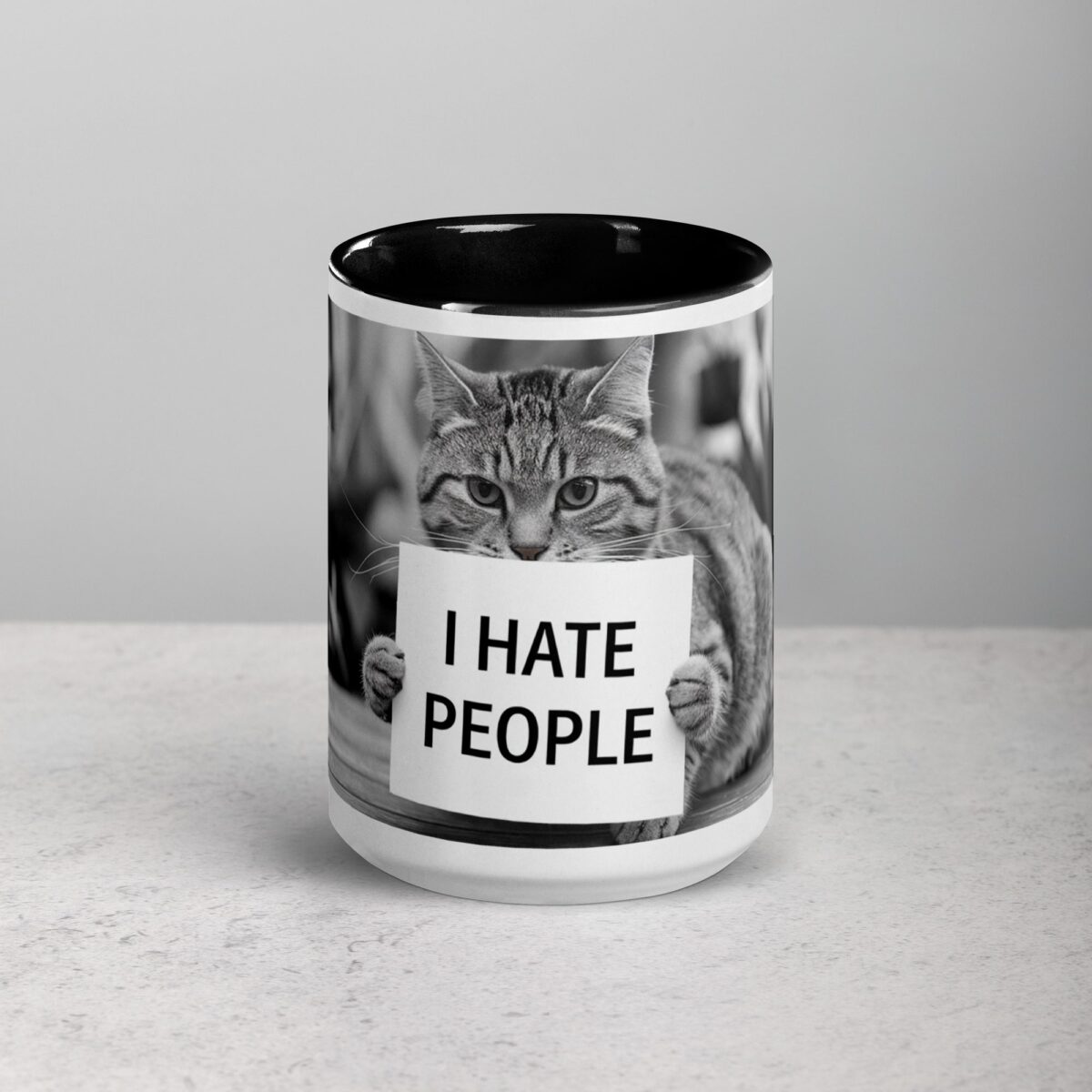 I Hate People Cat Coffee Mug & Tea Cup - Image 4