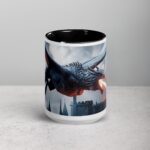 Flying Dragon Fire Coffee Mug & Tea Cup - Image 4