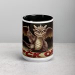 Middle Finger Dragon Coffee Mug & Tea Cup - Image 4