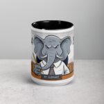 Elephant I am a Boss Coffee Mug & Tea Cup - Image 4