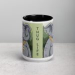 Gangster Elephant Thug Life Coffee Mug & Tea Cup - Image 4