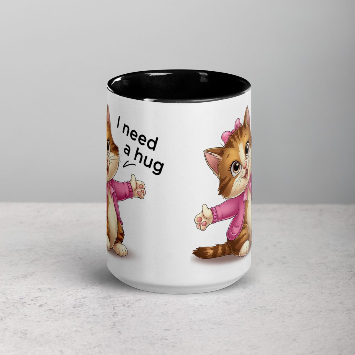 I Need a Hug Cat Coffee Mug & Tea Cup - Image 4