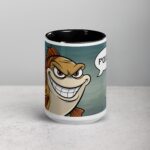 Middle Finger Fish Coffee Mug & Tea Cup - Image 4