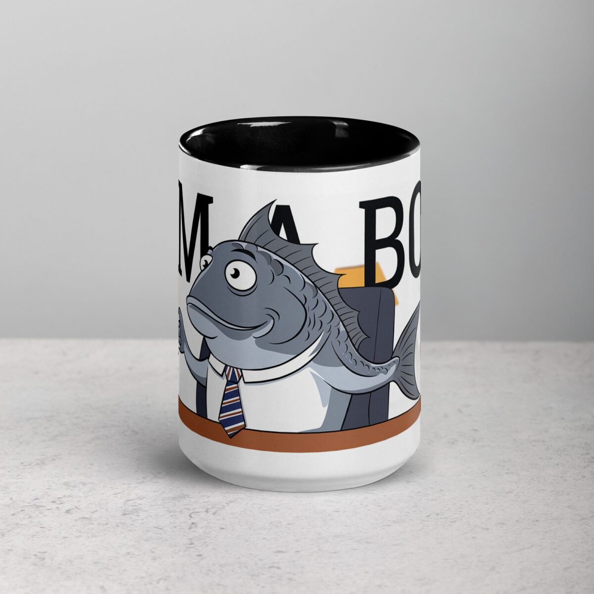 Fish I am a Boss Coffee Mug & Tea Cup - Image 4