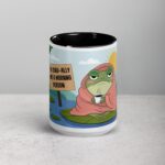 I’m Toad-ally Not a Morning Person Coffee Mug & Tea Cup - Image 4