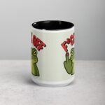Middle Finger Frog Coffee Mug & Tea Cup - Image 4