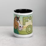 Middle Finger Horse Coffee Mug & Tea Cup - Image 4