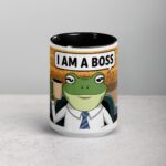 I am a Boss Frog Coffee Mug & Tea Cup - Image 4